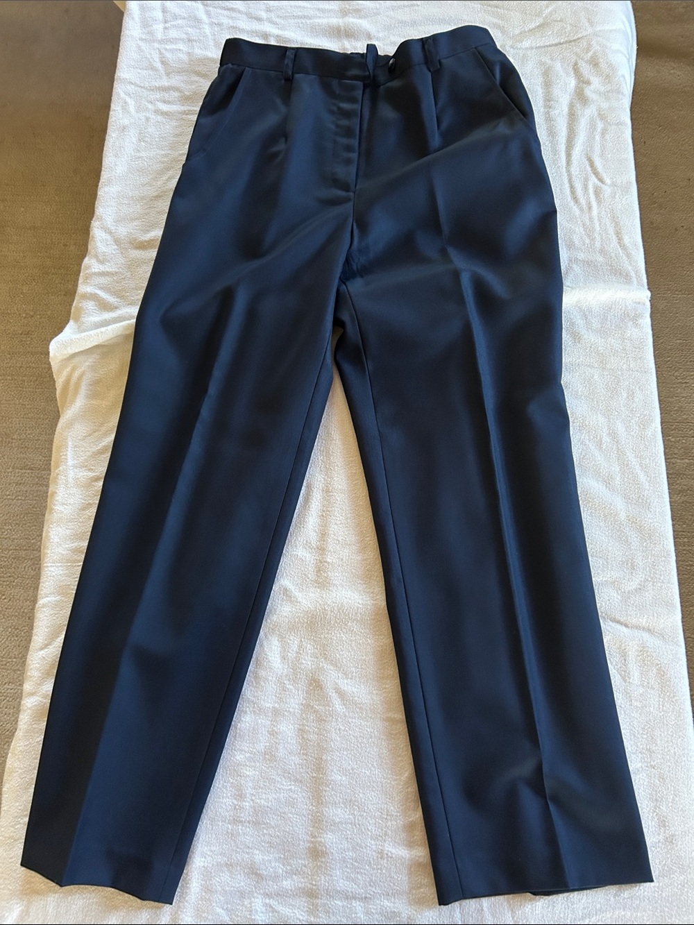 Appleseed's Women's Navy Straight-Leg Trousers
